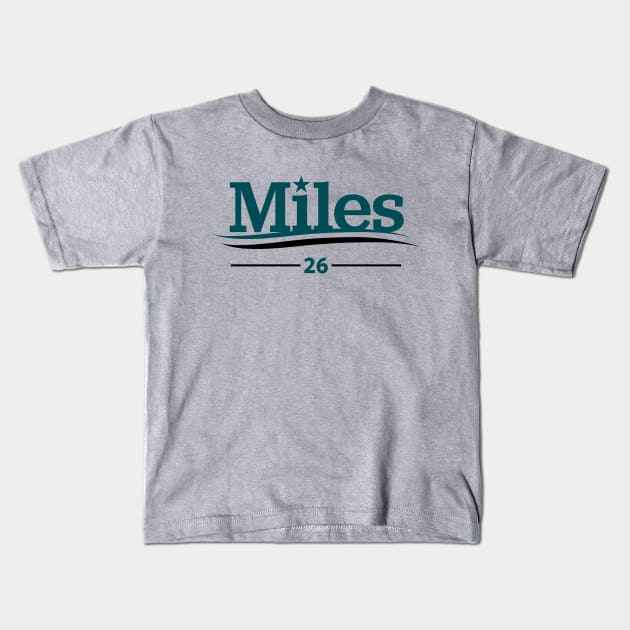 Miles Campaign - Silver Kids T-Shirt by KFig21